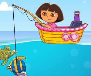 العاب دورا و السمك